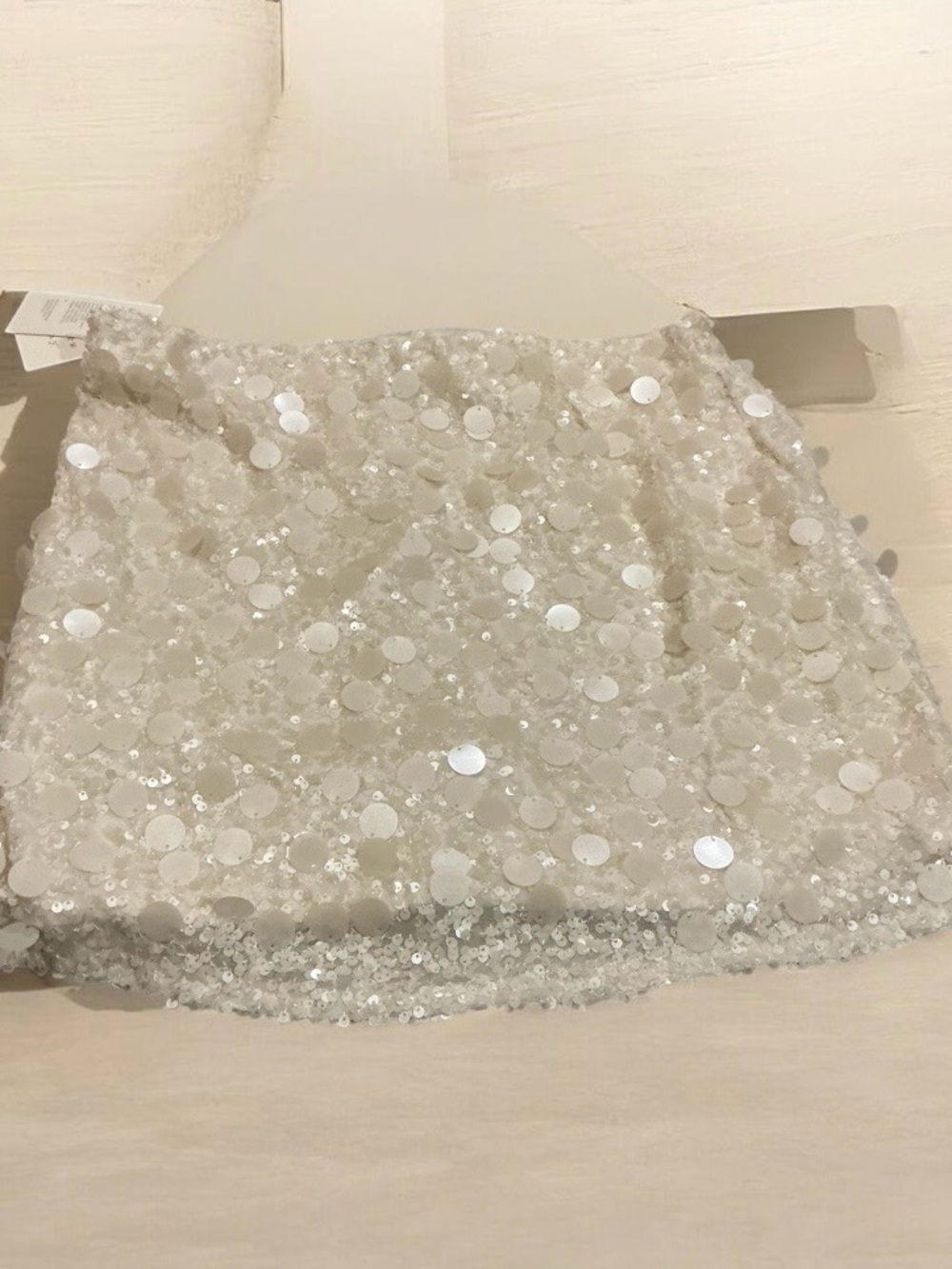 a new day Cream Sequin Mini Skirt - Picture 2 of 6